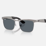 Matte Sandblasted Gunmetal On Gunmetal & Blue